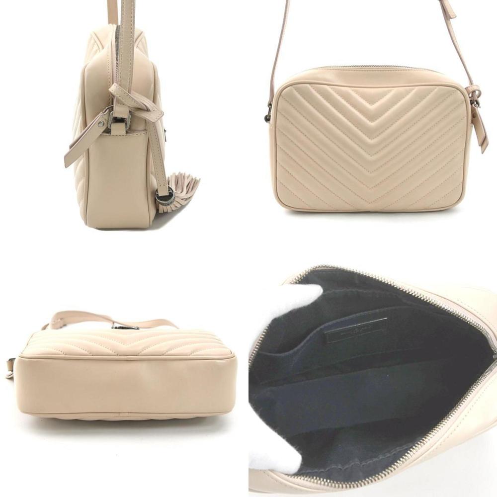 Saint Laurent Lou Beige Leather shoulder - Picture 2 of 5